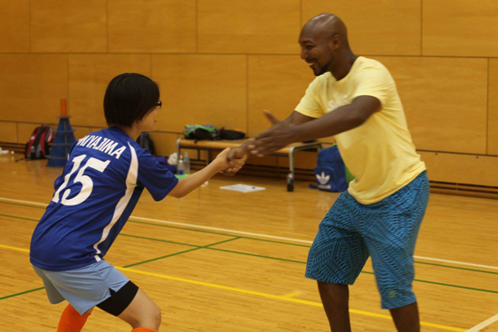 International Exchange through Sports Tag by the Representative from Japan3